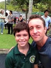 On the set of Hawaii Five-0 back in 2011